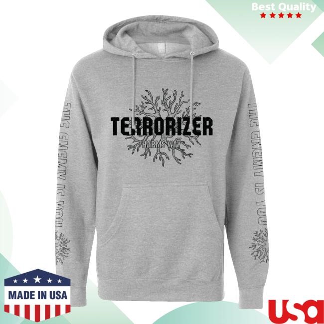 Harms Way Merch Shop Store Official Terrorizer Grey New Shirt