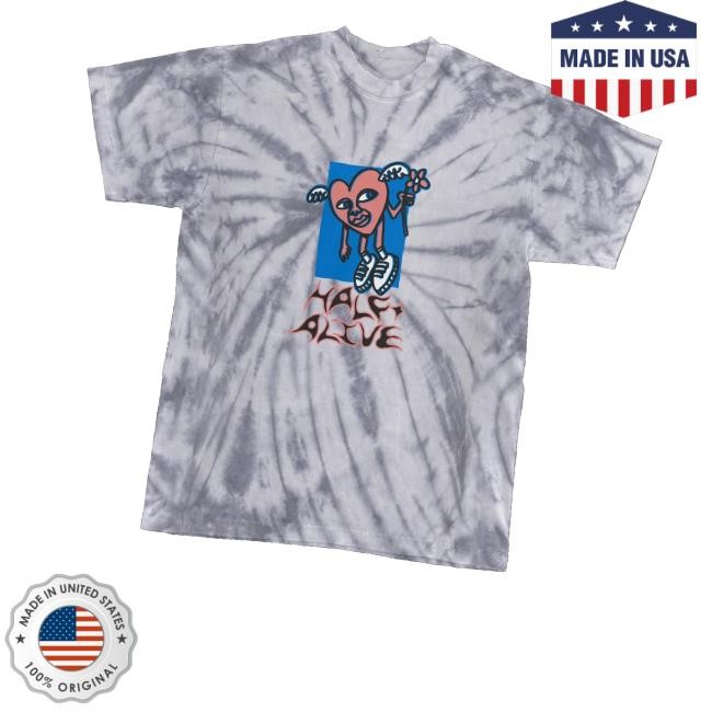 Halfalive Merch Flying Angel Dye Tee