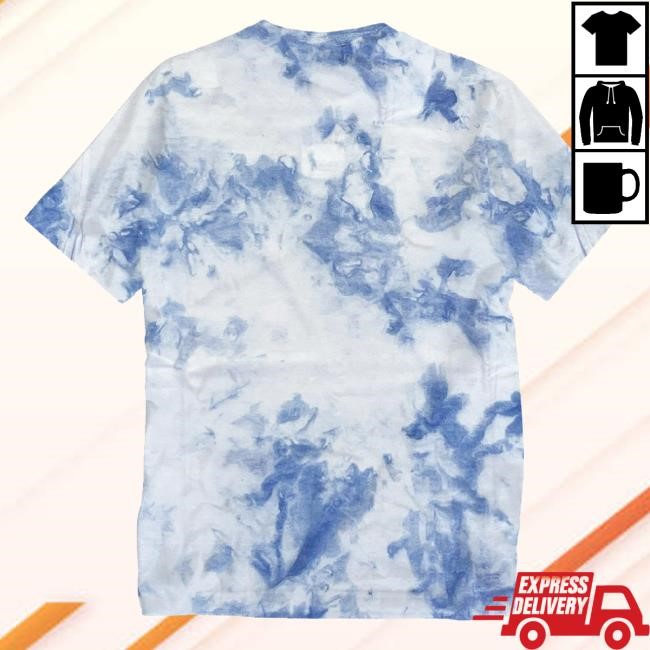 Ageless Galaxy Aglxy Dirt's Out White (Blue Tie Dye) Hoodie