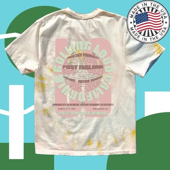 Official Pure Soles Ph Merch Rl La 24 Fisheye Lineup Distressed Pastel Tiedye Tee Shirt