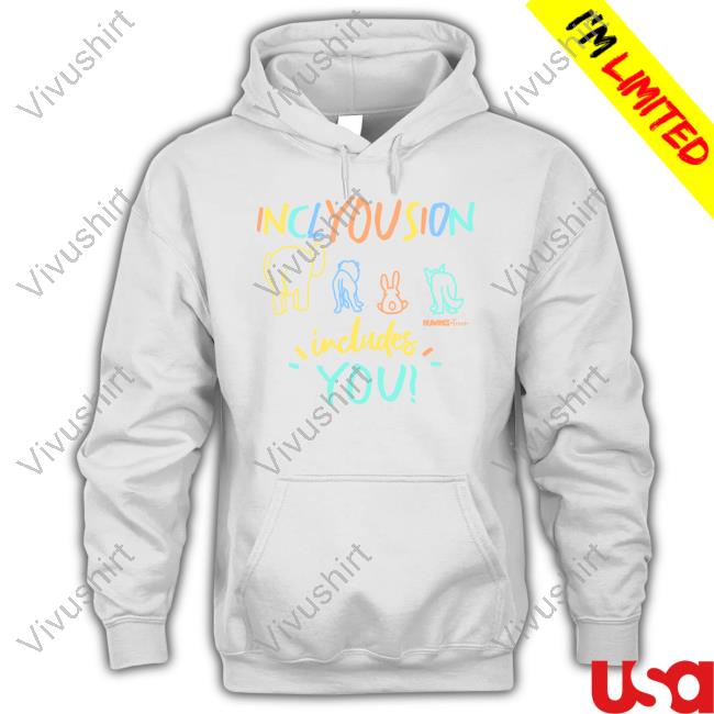 Autisticartist Inclyousion Includes You Hooded Sweatshirt