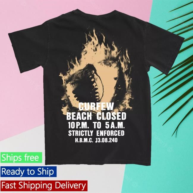 Merchbar Merch Shop Store Official Yung Pinch Black Beach Curfew New Shirt
