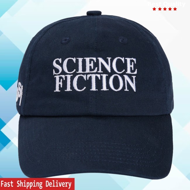 Scrt Merch Science Fiction Dad New Cap Navy
