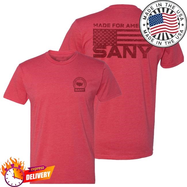 Official Sany America Store Merch Sany Red Flag Crewneck Sweatshirt