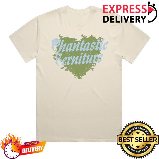 Sound Merch Shop Store Official Phantastic Ferniture Green Heart Off Tee Shirt