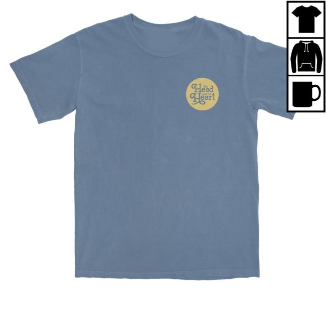 The Head And The Heart Merch Shop Store Thath Blue Rivers New Shirt