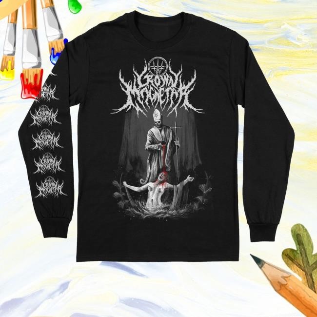 Indiemerchstore Crown Magnetar Skull Priest Hoodie