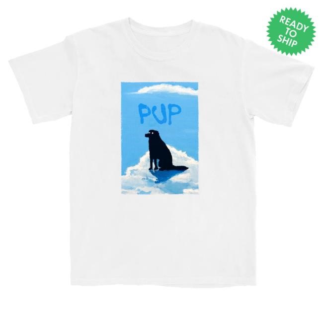 Trending Rise Records Merch Pup Paranoid White Sweatshirt