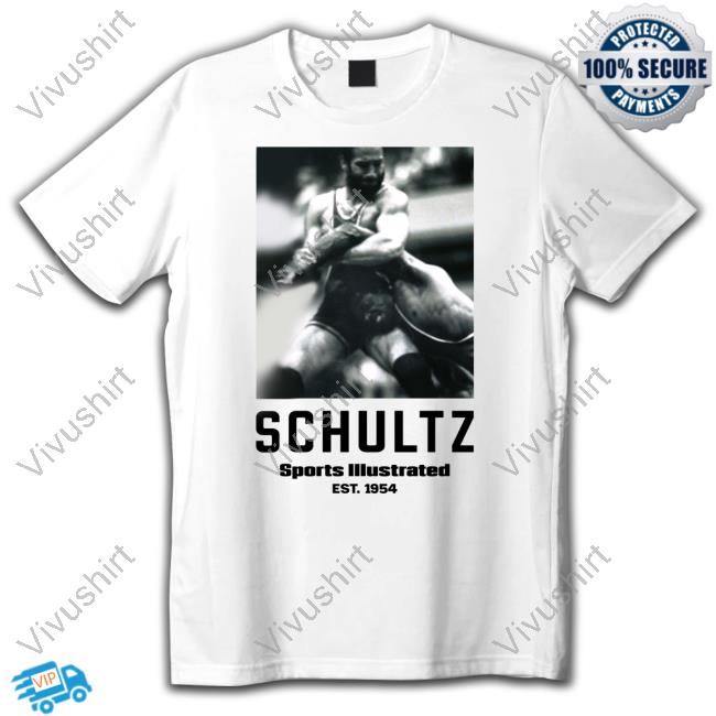 Kurt Angle Wearing Schultz Sports Illustrated Est.1954 Shirts
