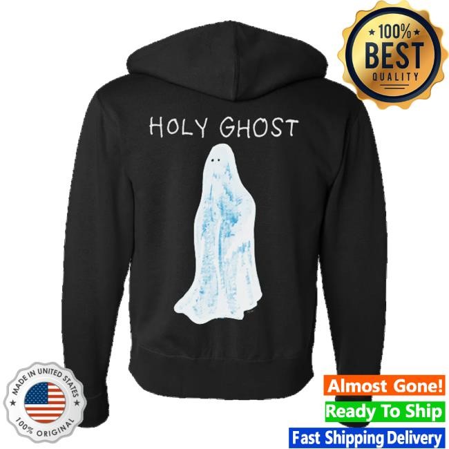 Modern Baseball Merch Holy Ghost Zip-Up Hooded Sweatshirt