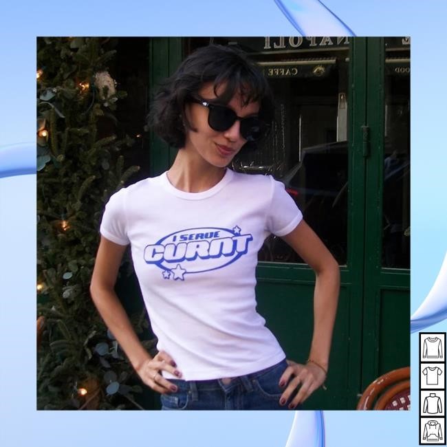 Sinjin Drowning Merch Store I Serve Curnt Long Sleeve Shirt