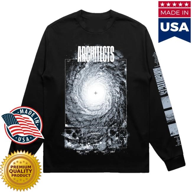 Architects Merch Shop Store Official Blackhole Nowhere To Go Black New Shirt