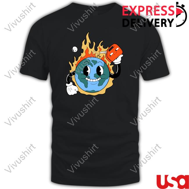 Ideologie Shop World On Fire Hooded Sweatshirt