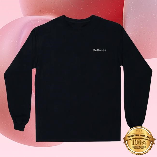 Trending Shop Deftones Merch Store Green Photo Long Sleeve Crewneck Sweatshirt
