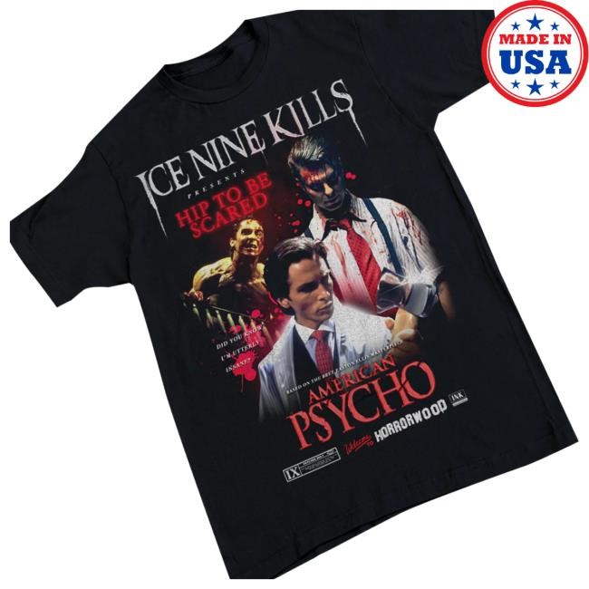 Ice Nine Kills Official Merch Hip To Be Scared Vintage Classic Shirt