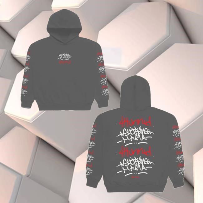 4Hunnid Merch Store Shop 4Hunnid X Shoreline Mafia Tagger Sweatshirt