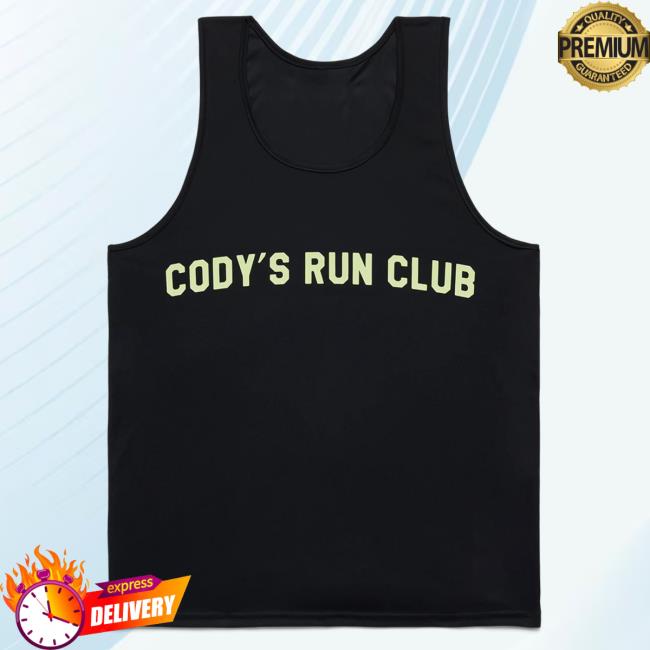 Official Codys Run Club Merch Store Cody's Run Club Club - Performance Vest - Black New Shirt CodysRunClub Apparel Cody'sRunClub Clothing Shop