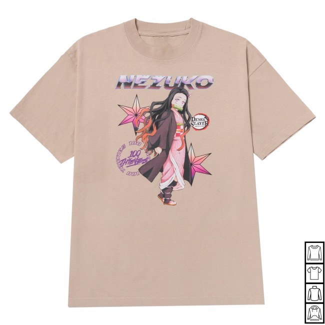 Trending 100 Thieves Merch Nezuko Tee String Tan