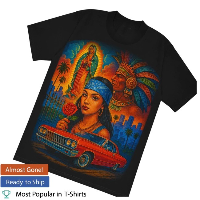 Fb County Chicano Estilo Graphic Heavy Hard Tee K Momo Merch Store