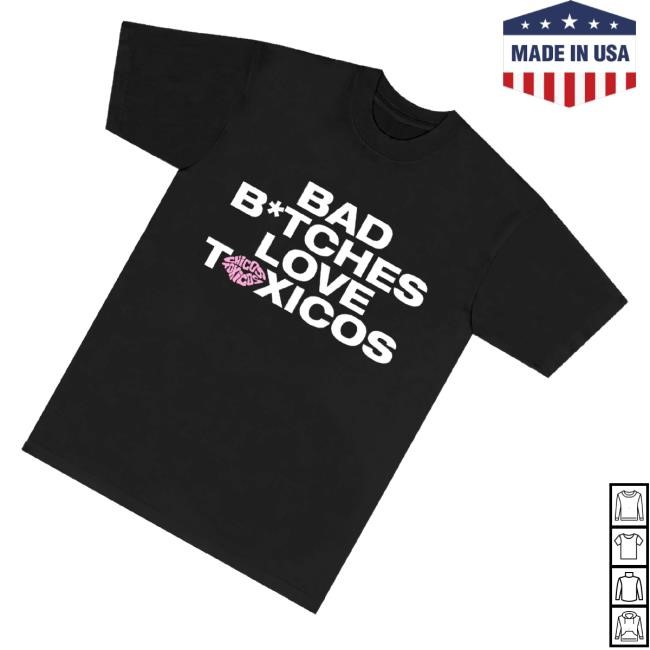 Chicos Toxicos Bad B*Tches Love Toxicos Sweatshirt Black
