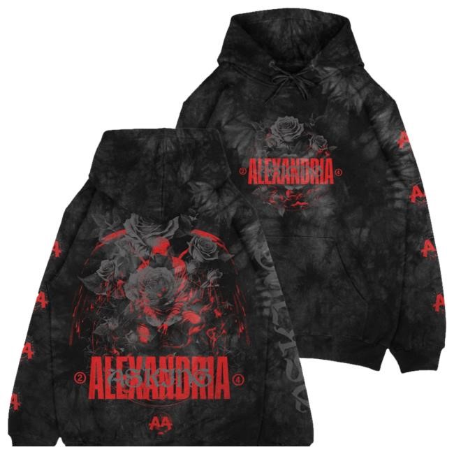 Asking Alexandria Merch Store Void Dye Crewneck Sweatshirt