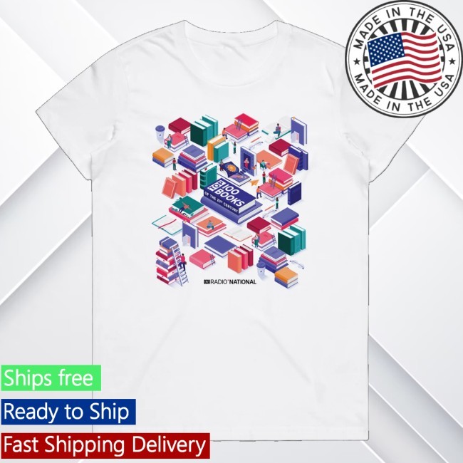 Top 100 Books Maze White Youth T Shirt