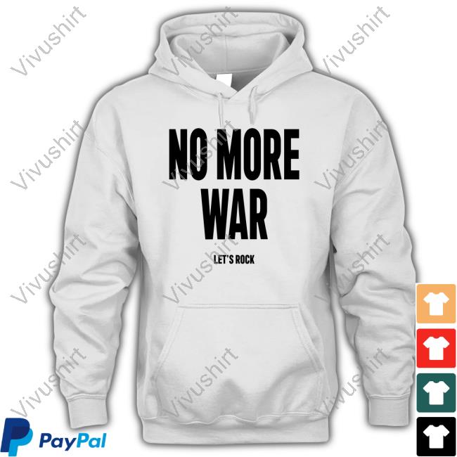 Bloomingdales Merch No More War Let's Rock T Shirt