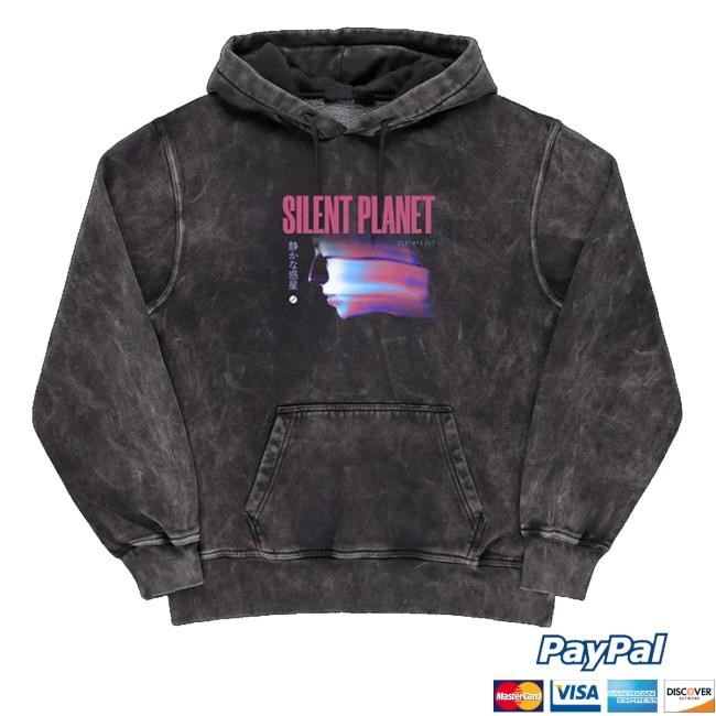 Melting Face Mineral Dye Zip Hoodie