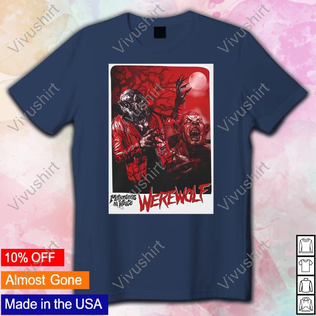 Miwband Lurking In The Dark Motionless In White Werewolf Shirt Motionless In White Merch