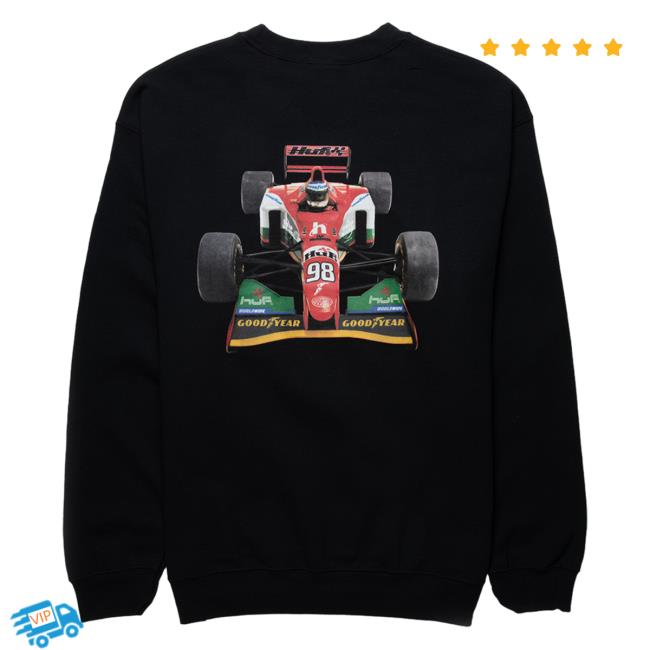 Official Tillys Merch Store Shop Huf X Goodyear F1 Racing Popover Sweatshirt Tillys Apparel Clothing