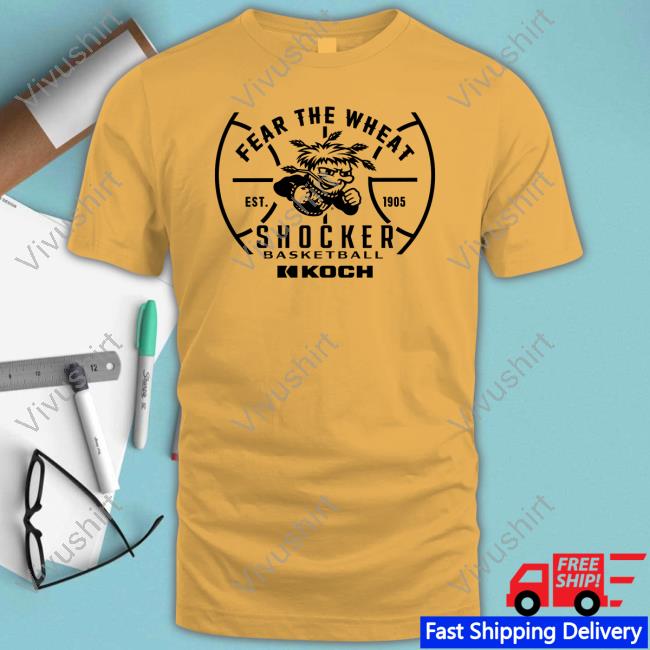 Fear The Wheat Est 1905 Shocker Basketball Official Shirt
