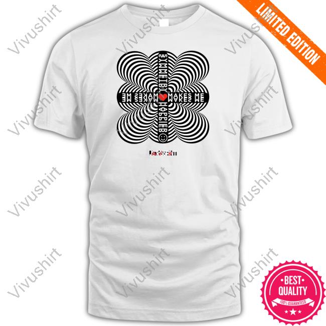 Chris Packham Symmetry Makes Me Happier Shirt