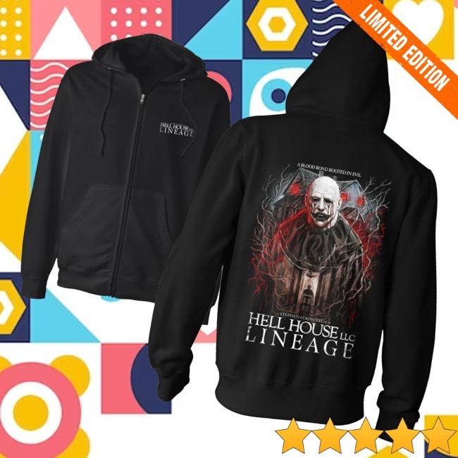 Terror Threads Merch Hell House Llc Lineage A Blood Bond Long Sleeve Shirt