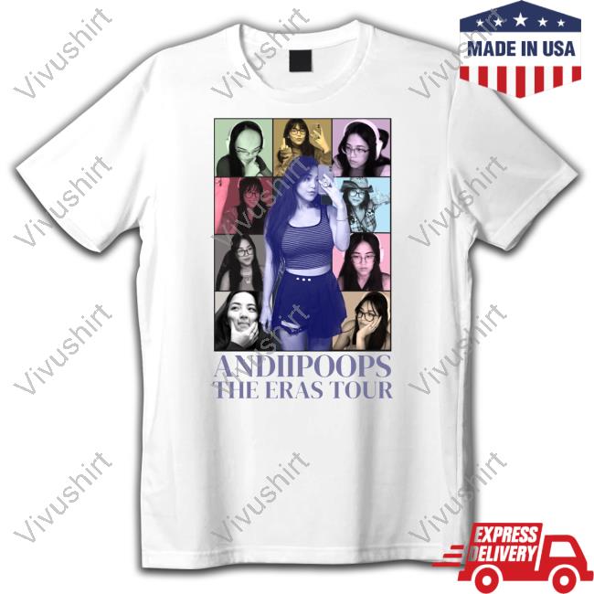 Andii Andiipoops The Eras Tour T Shirt