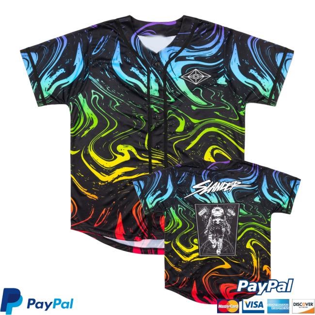 Spaceman Jersey Rainbow Marble Classic Shirt