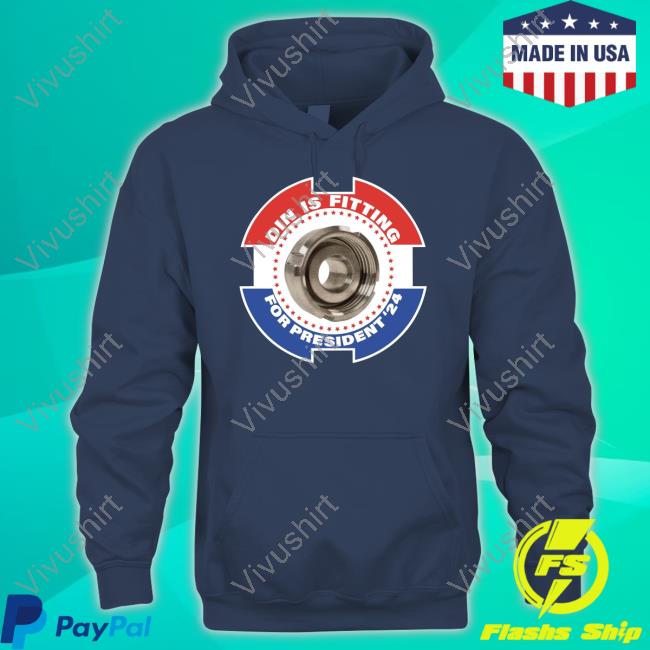 Wortwrangler Din Is Fitting For President '24 Sweatshirt