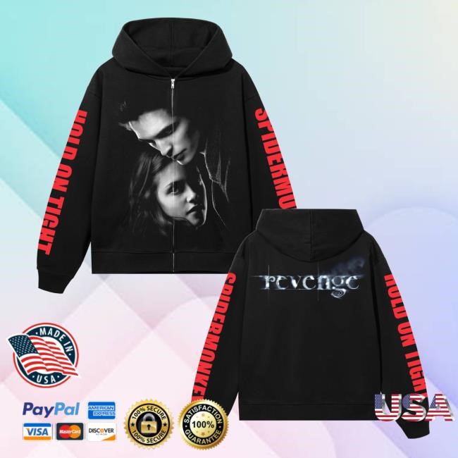Revenge Merch Spider Monkey Zip Hoodie