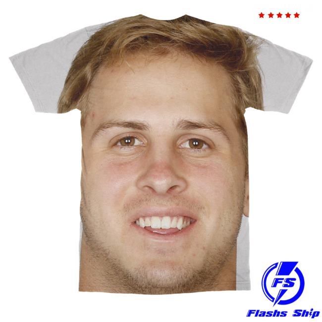 Official Subliworks Merch Jared Goff Big Face Hoodie