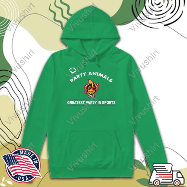 Official Party Animals Greatest Party In Sports Hoodie