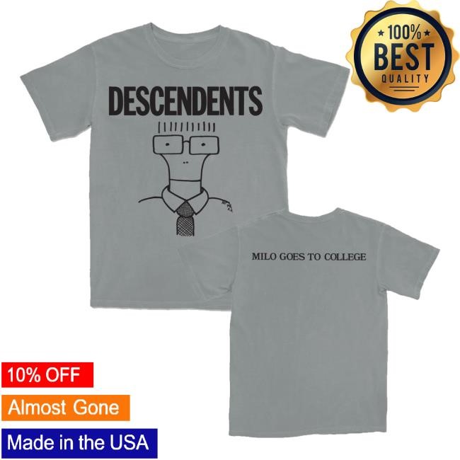 Official Descendents Milo Goes To College T Shirts