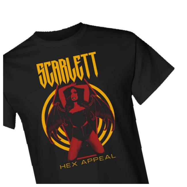 Pro Wrestling Tees Merch Shop Store Scarlett Hex Appeal T Shirt