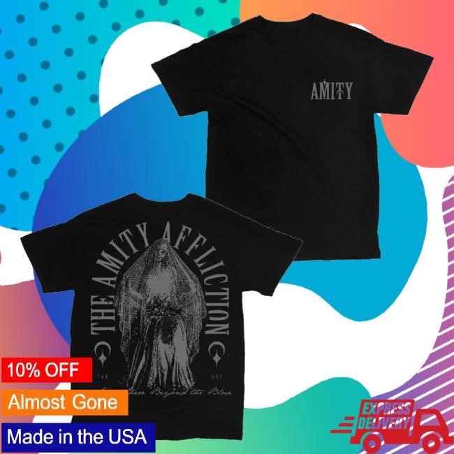 Official The Amity Affliction Merch Somewhere Beyond The Blue Black Tank Top