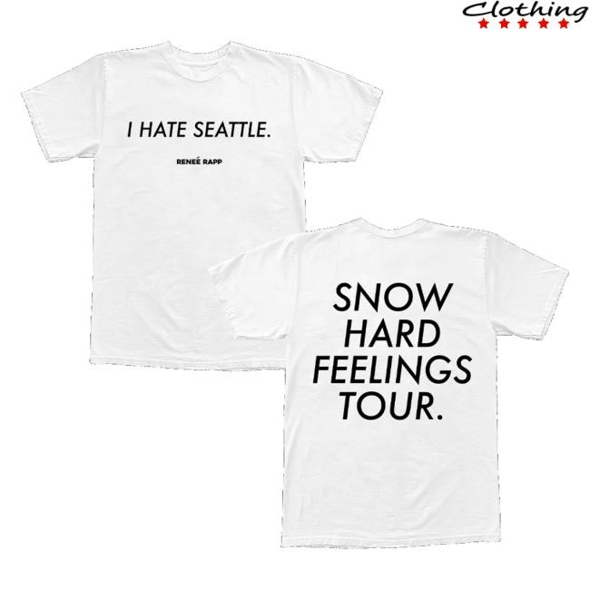 Reneé Rapp Official Store Merch I Hate Seattle Crewneck Sweatshirt