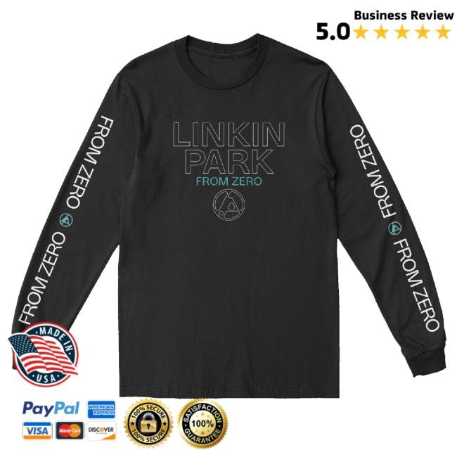 Official Linkin Park Merch From Zero Texture Black Shirts Official Linkin Park Merch From Zero Texture Black Unisex Sweatshirt