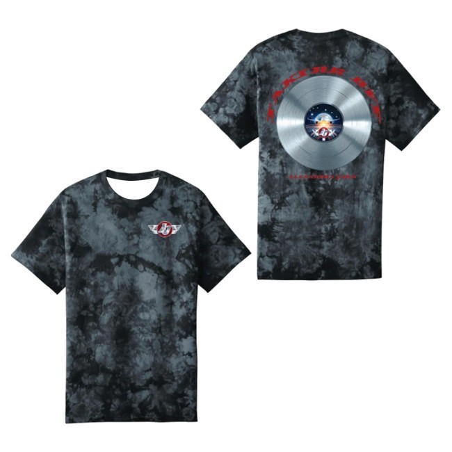Trending Alexandra John Music Merch Taking Off Shirts Black Tie Dye Limited Edition