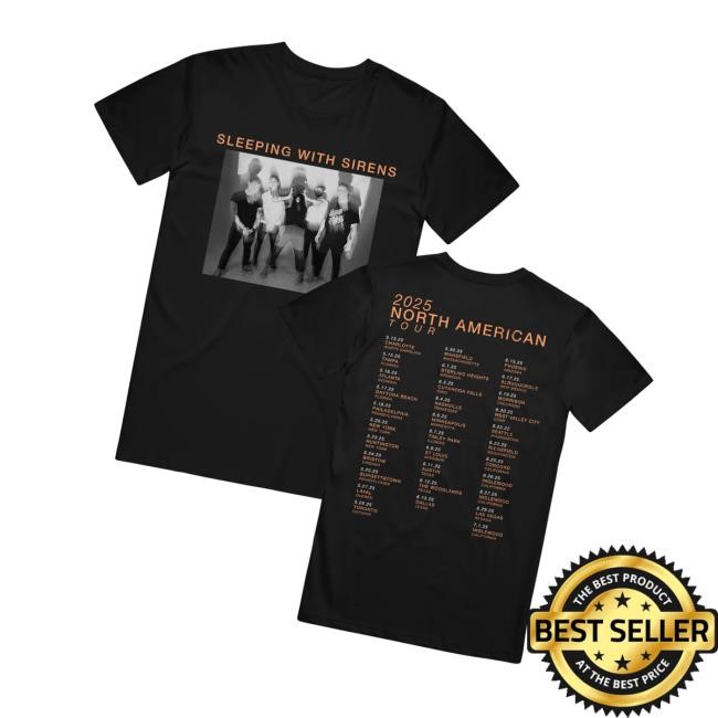 Sirens Merch Store Shop Photo Tour 2025 Black New Shirt