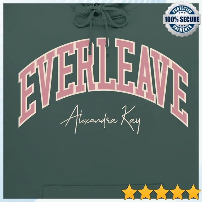 Alexandra Kay Merch Everleave Green Zip Up Hoodie