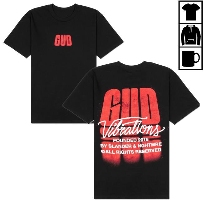 Slander Merch Store Gud Vibrations Graffiti Youth T Shirt