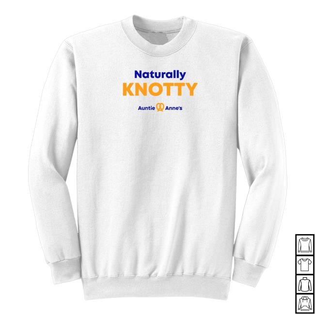 Trending Auntie Anne's Swag Merch Store Naturally Knotty Funny Shirt