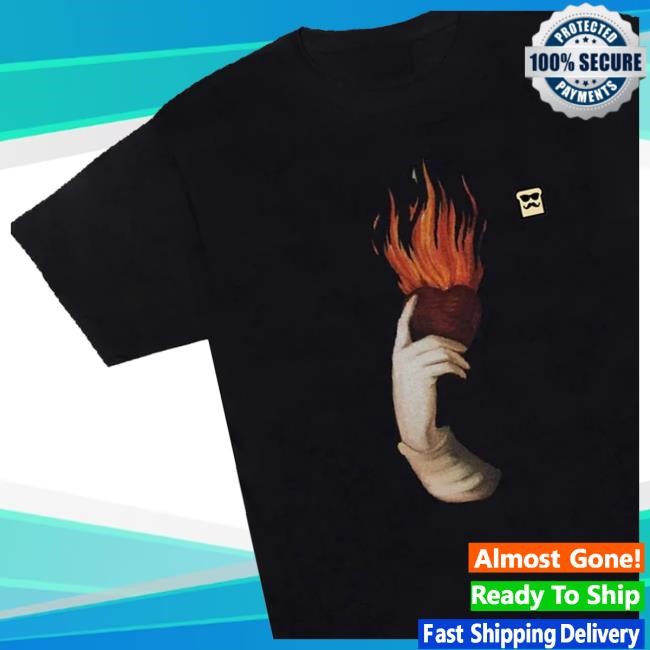 Disguised Toast Official Merch Shop Store Disguised Toast Flaming Heart Tee Shirt